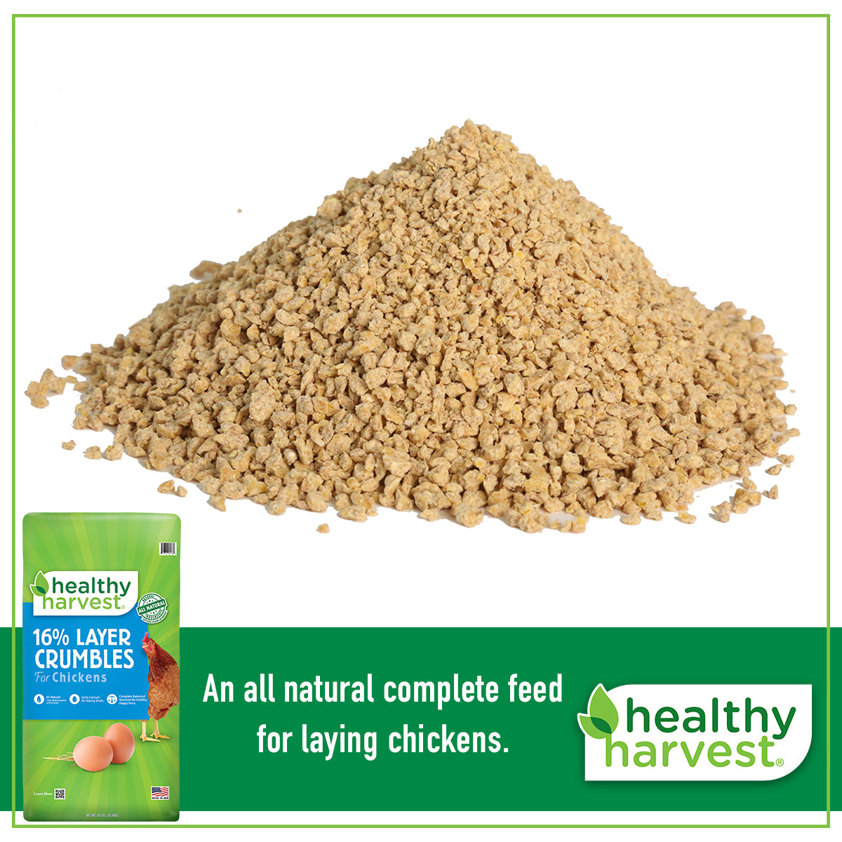 16% Layer Crumbles 40 lb Bag