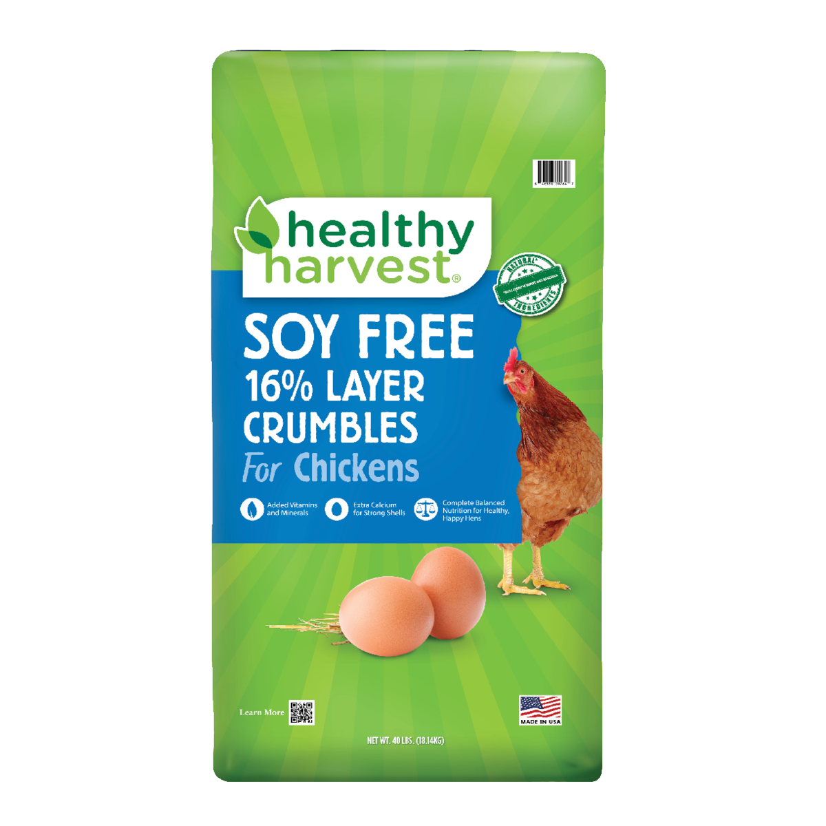 Soy Free Layer Crumble 40 lb
