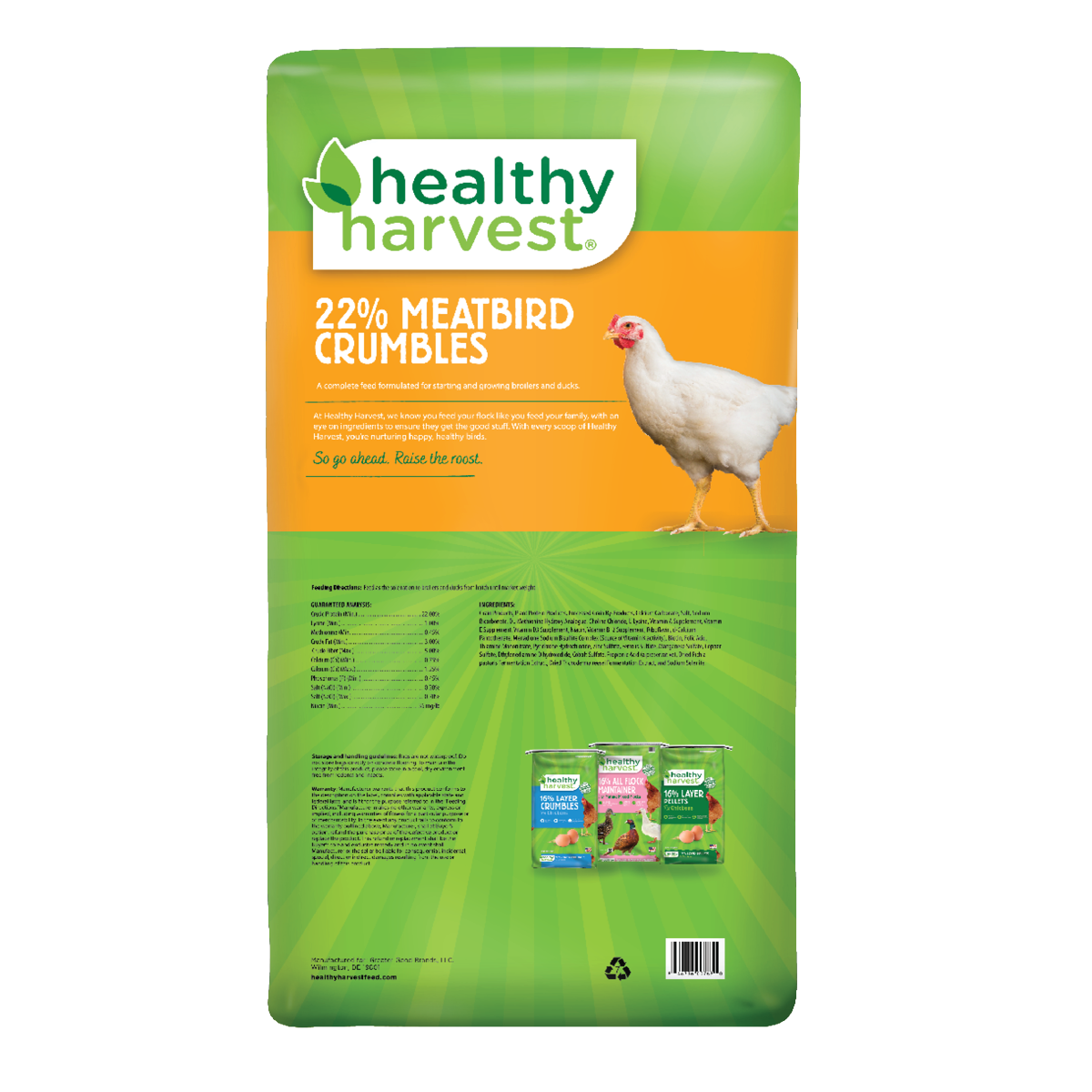 22% Meatbird Crumbles 40 lb Bag