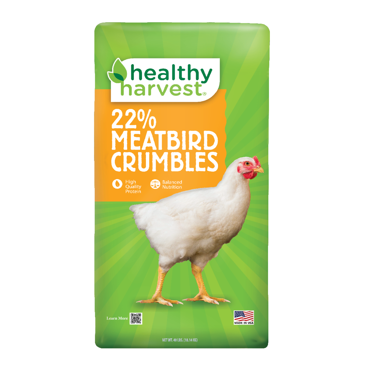 22% Meatbird Crumbles 40 lb Bag