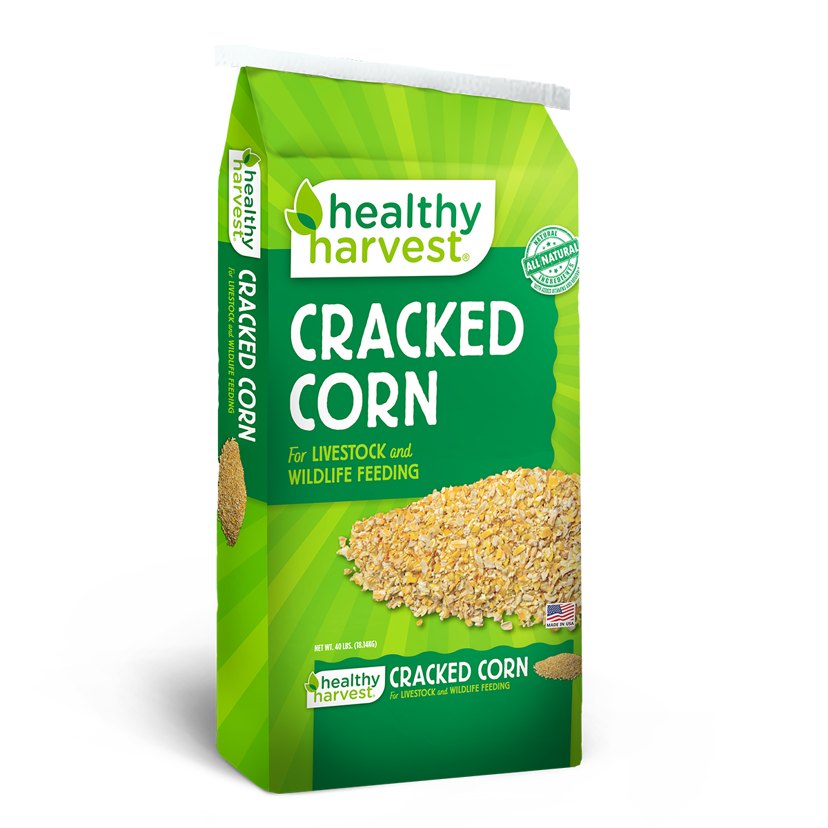 Cracked Corn 40 lb Bag | Livestock and Wildlife Feed | Healthy Harvest ... Cracked corn near me