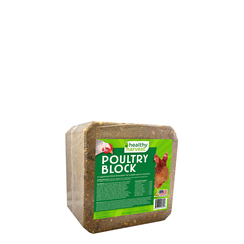 Poultry Block 25 lb Bag