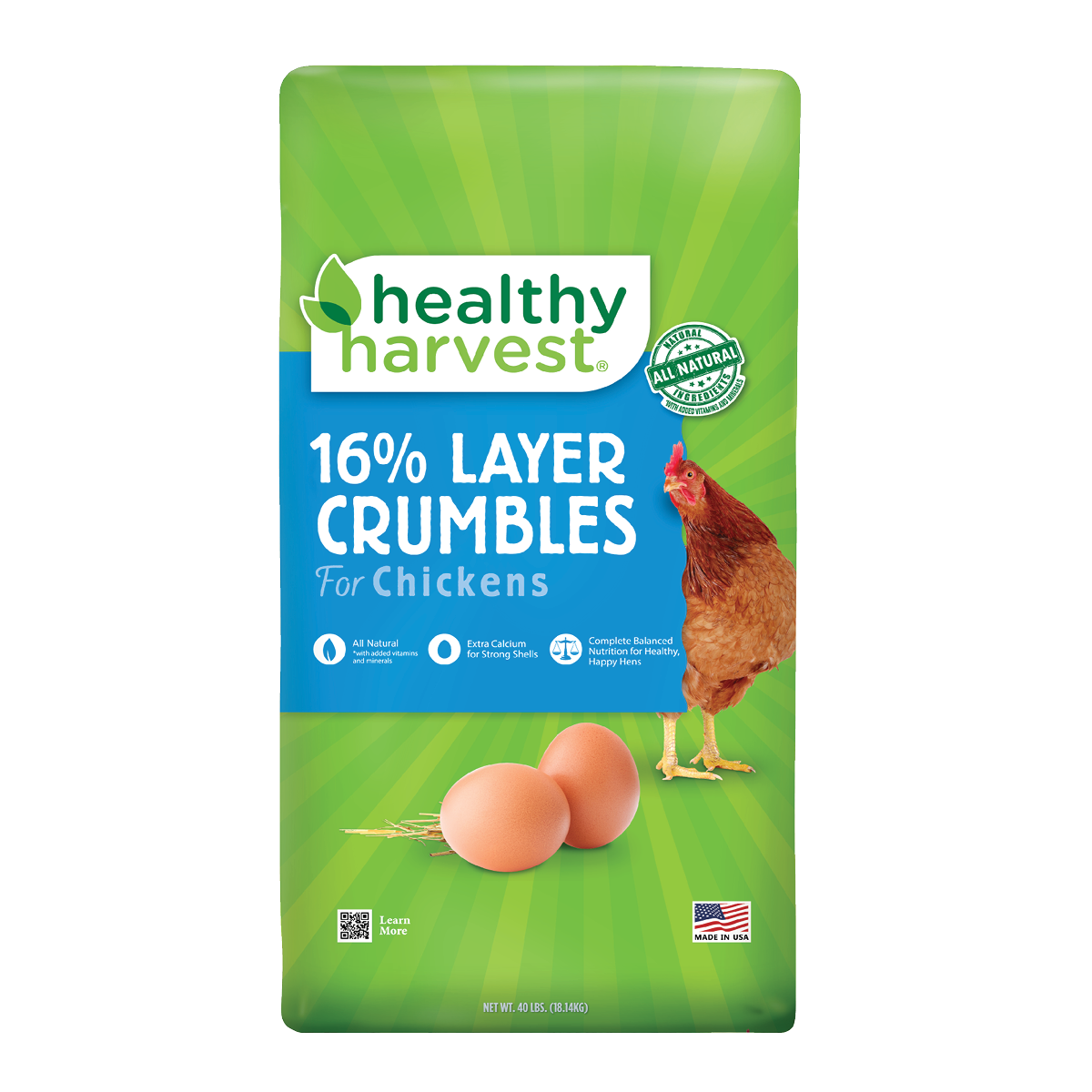 16% Layer Crumbles 40 lb Bag