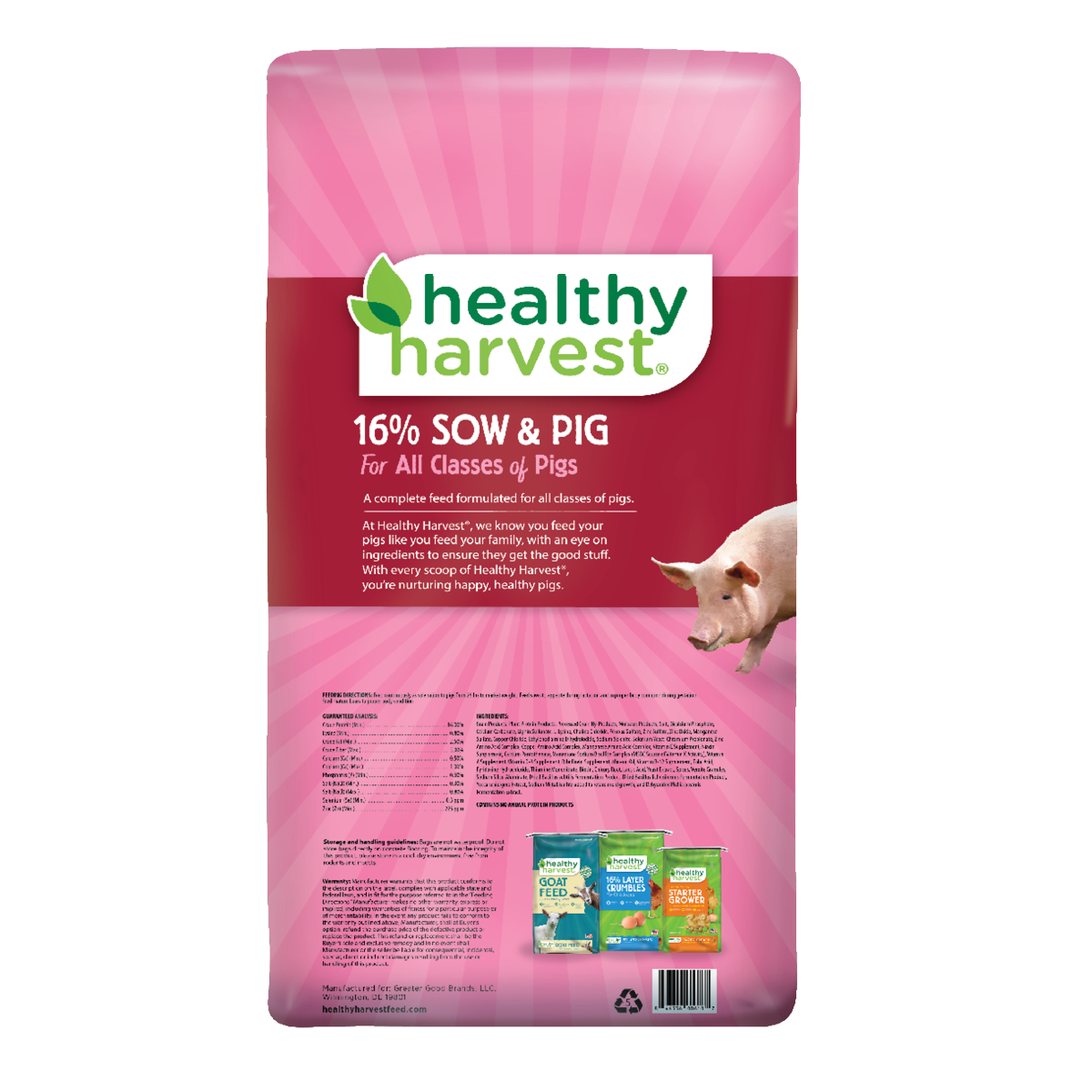16% Sow & Pig 40 lb Bag