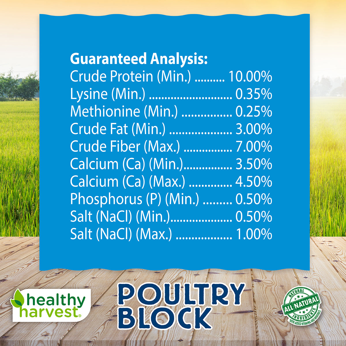 Poultry Block 25 lb Bag