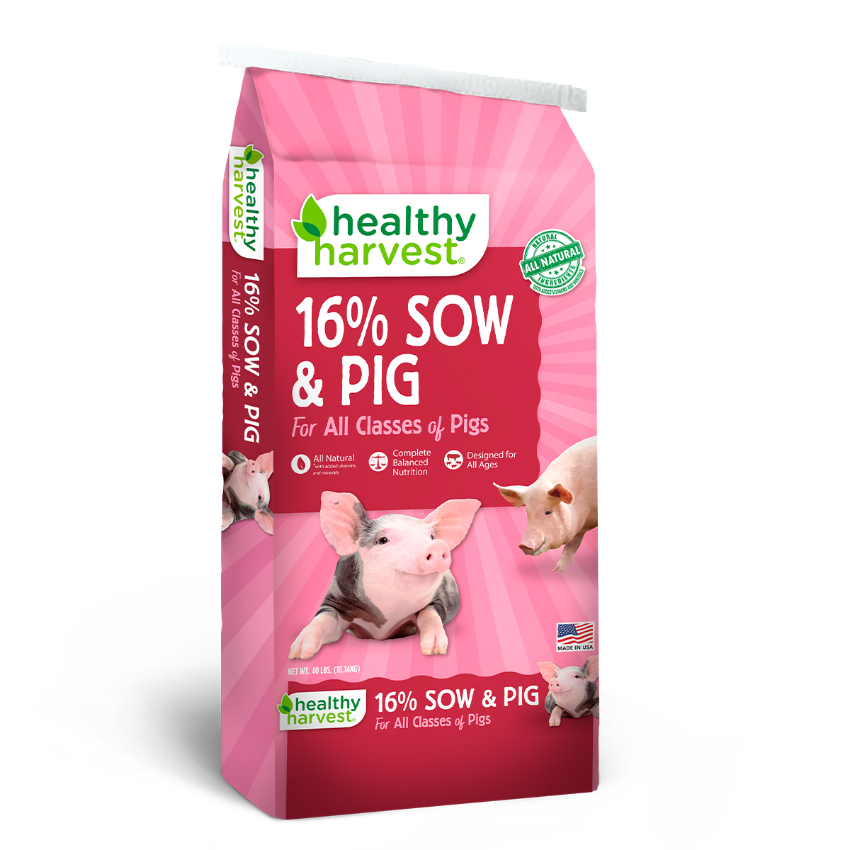 16% Sow & Pig 40 lb Bag